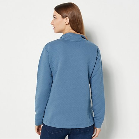 Kookaburra by Ugg funnel neck top dark grey heather - Picture 2 of 2